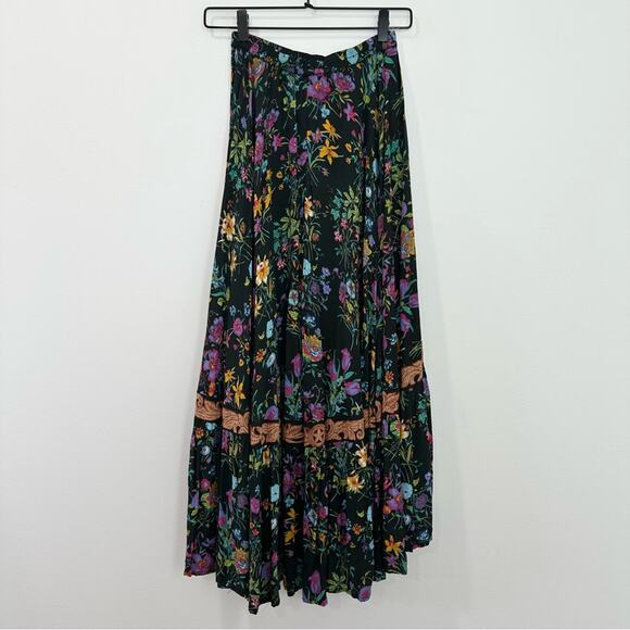 Spell Gypsy Queen Castaway Skirt Floral Bohemian size XS Unicorn Rare - Picture 5 of 9